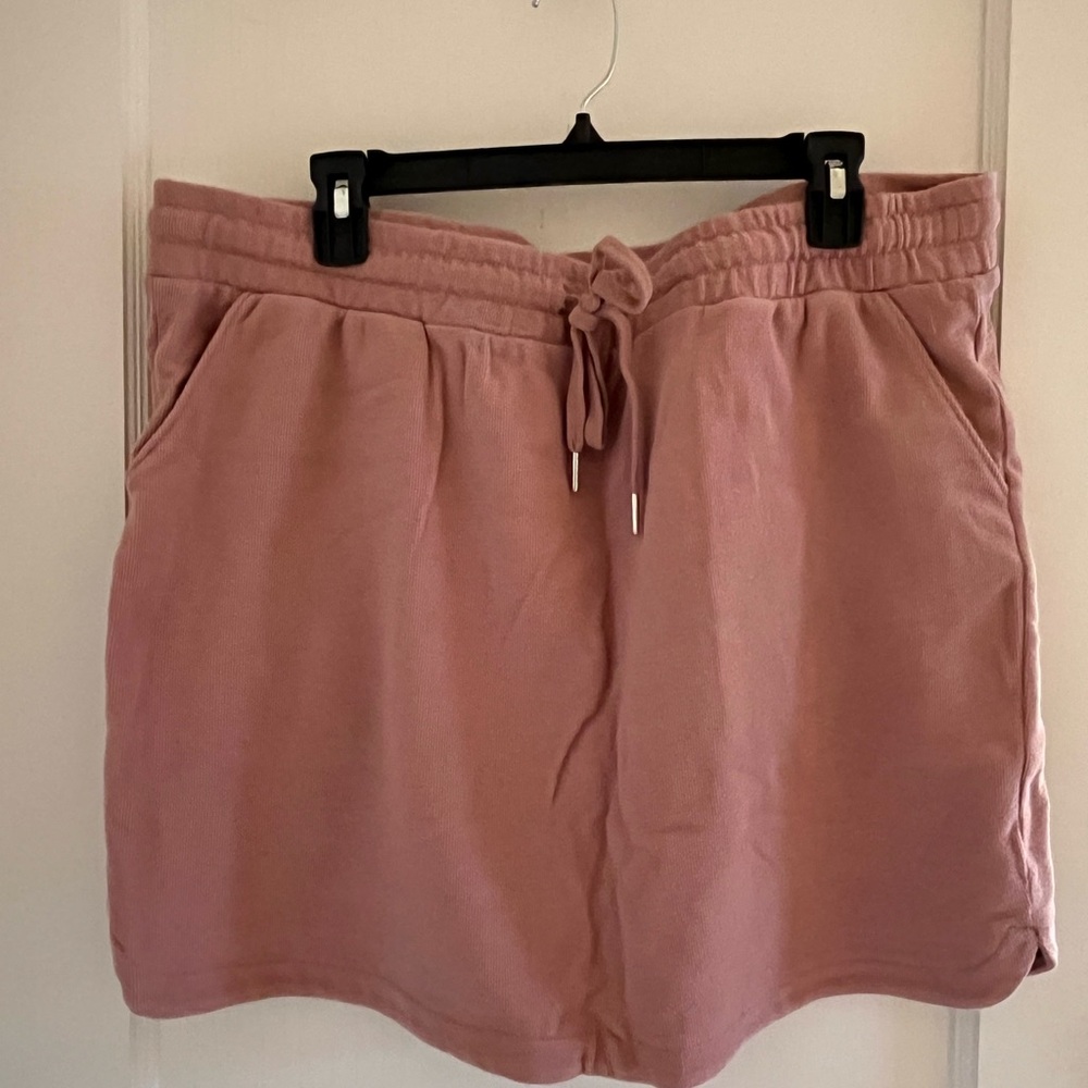 Pink Drawstring Shorts